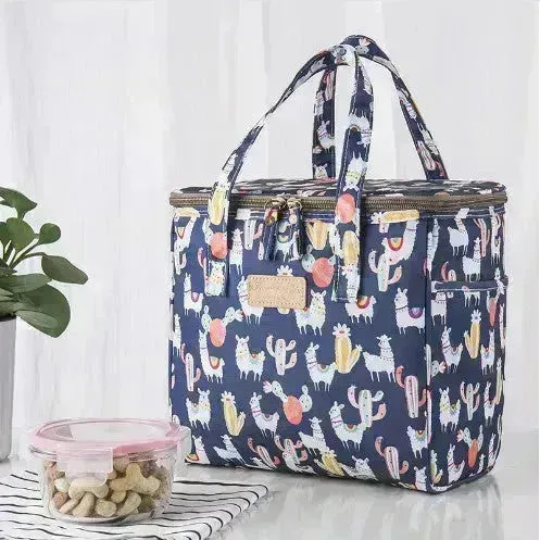 Lunch Box Picnic Insulated Bag Large Portable Waterproof Ice Pack Lunch Bag Work Lunch Bag for Adult Women