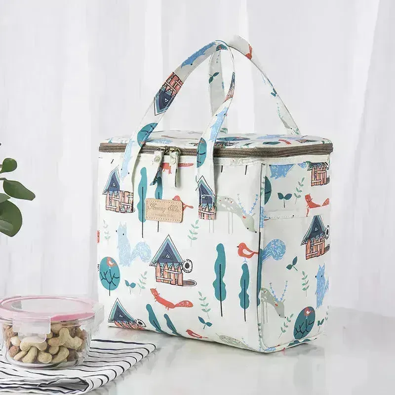 Lunch Box Picnic Insulated Bag Large Portable Waterproof Ice Pack Lunch Bag Work Lunch Bag for Adult Women