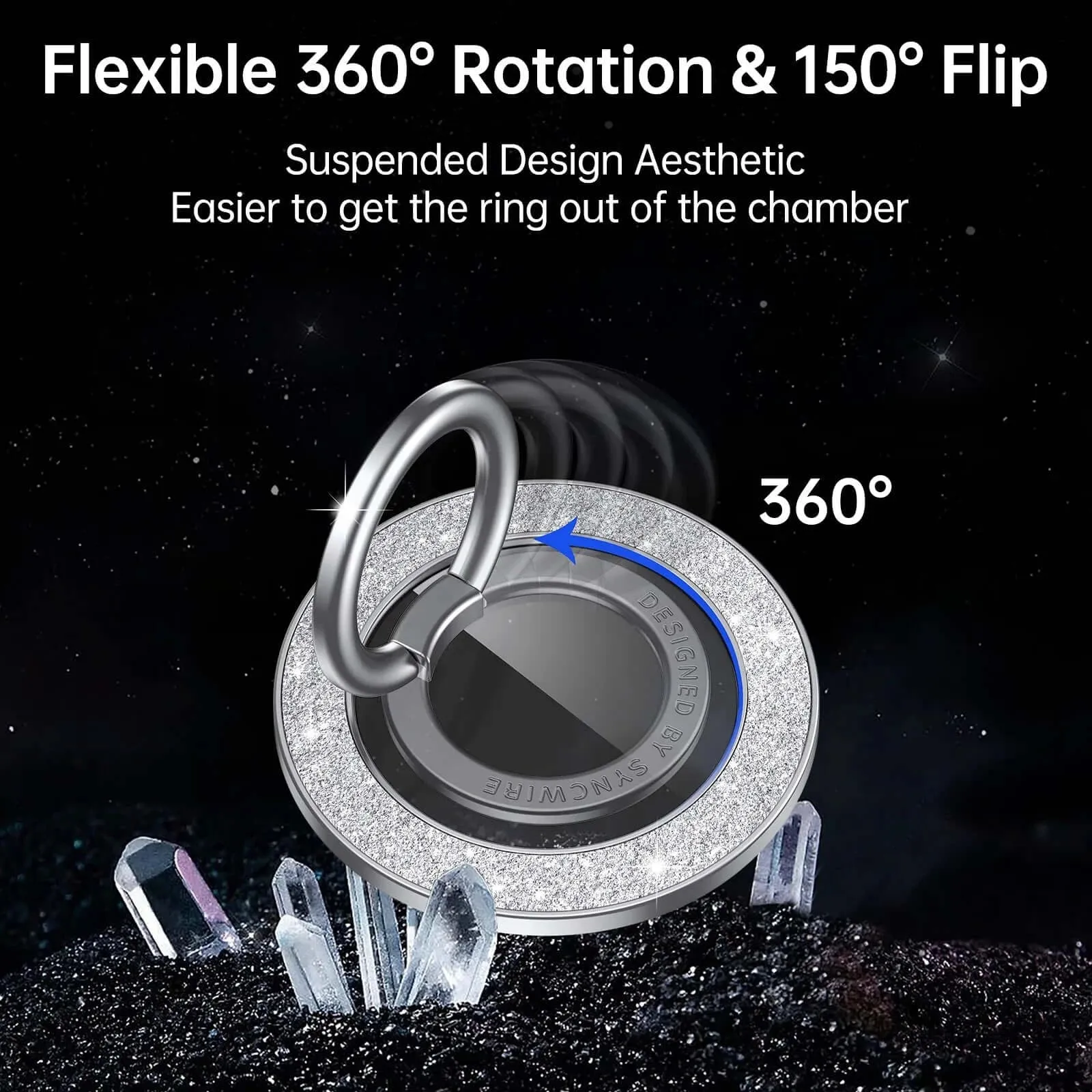 Magnetic Phone Ring Holder