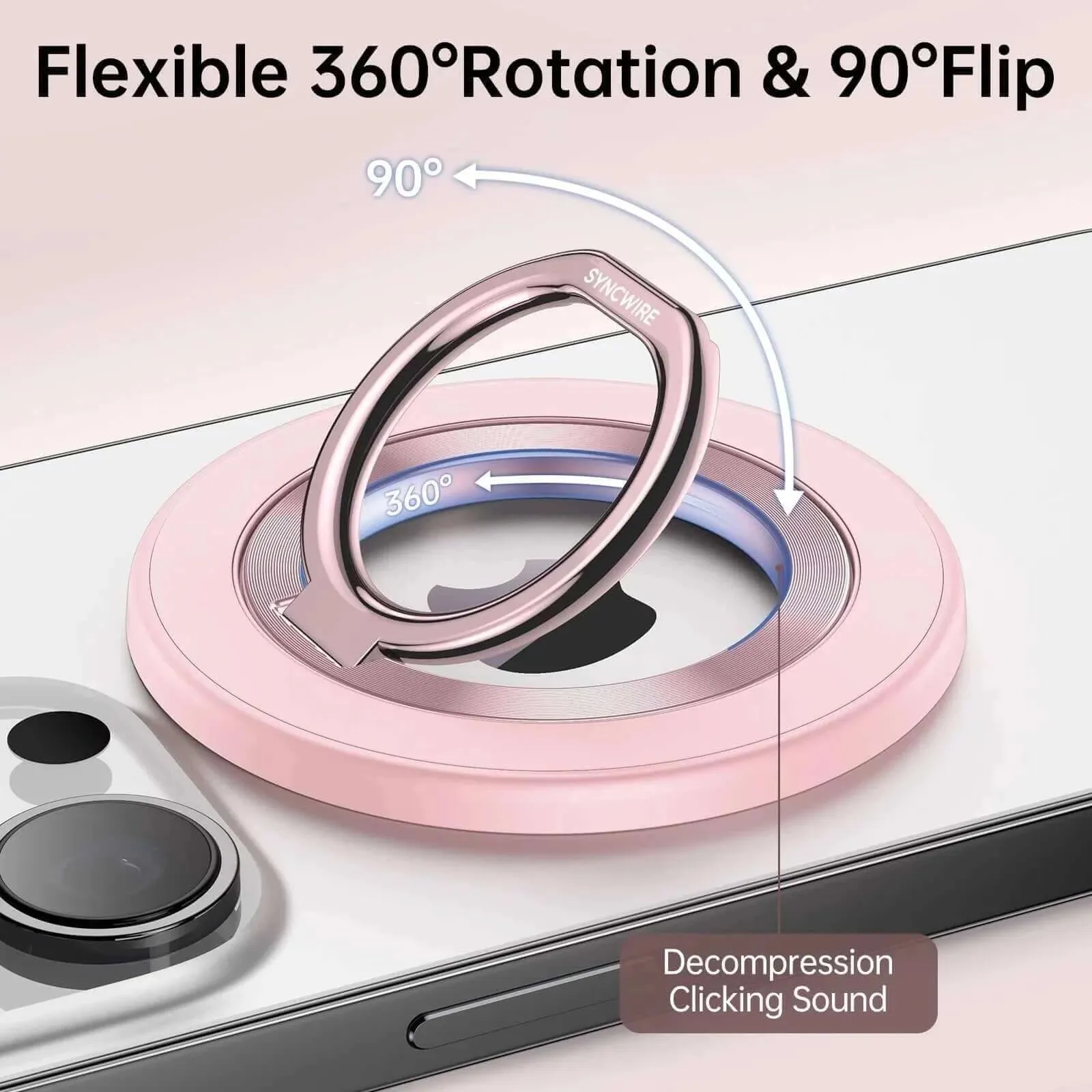 Magnetic Phone Ring Holder