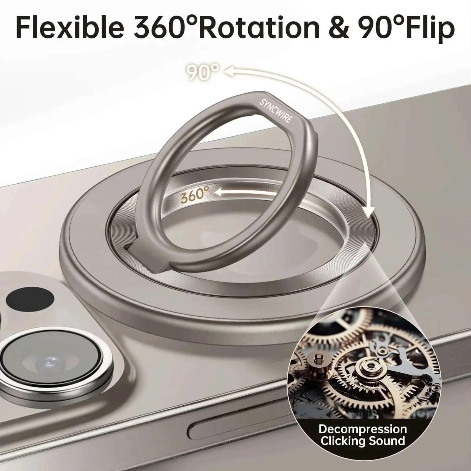 Magnetic Phone Ring Holder