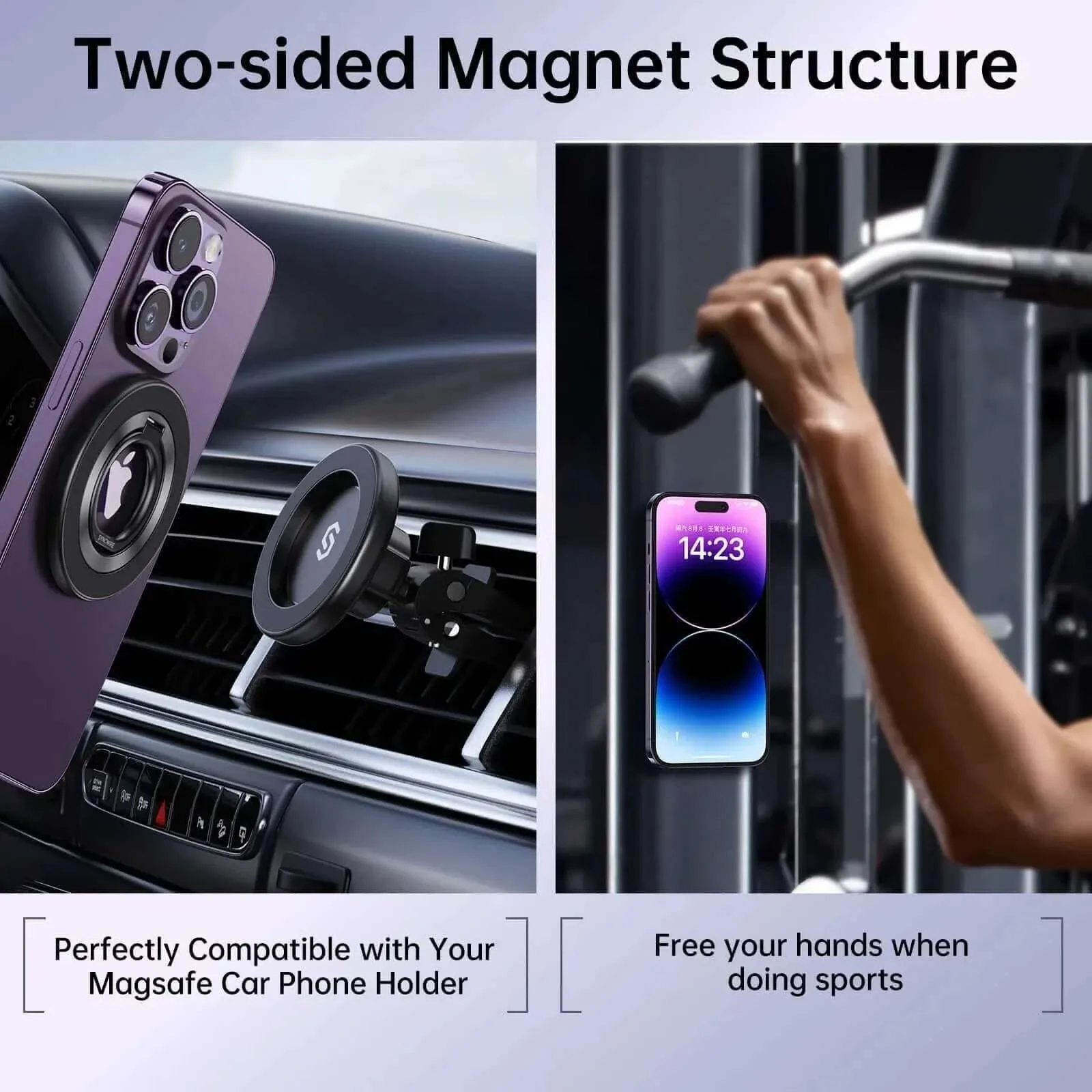 Magnetic Phone Ring Holder