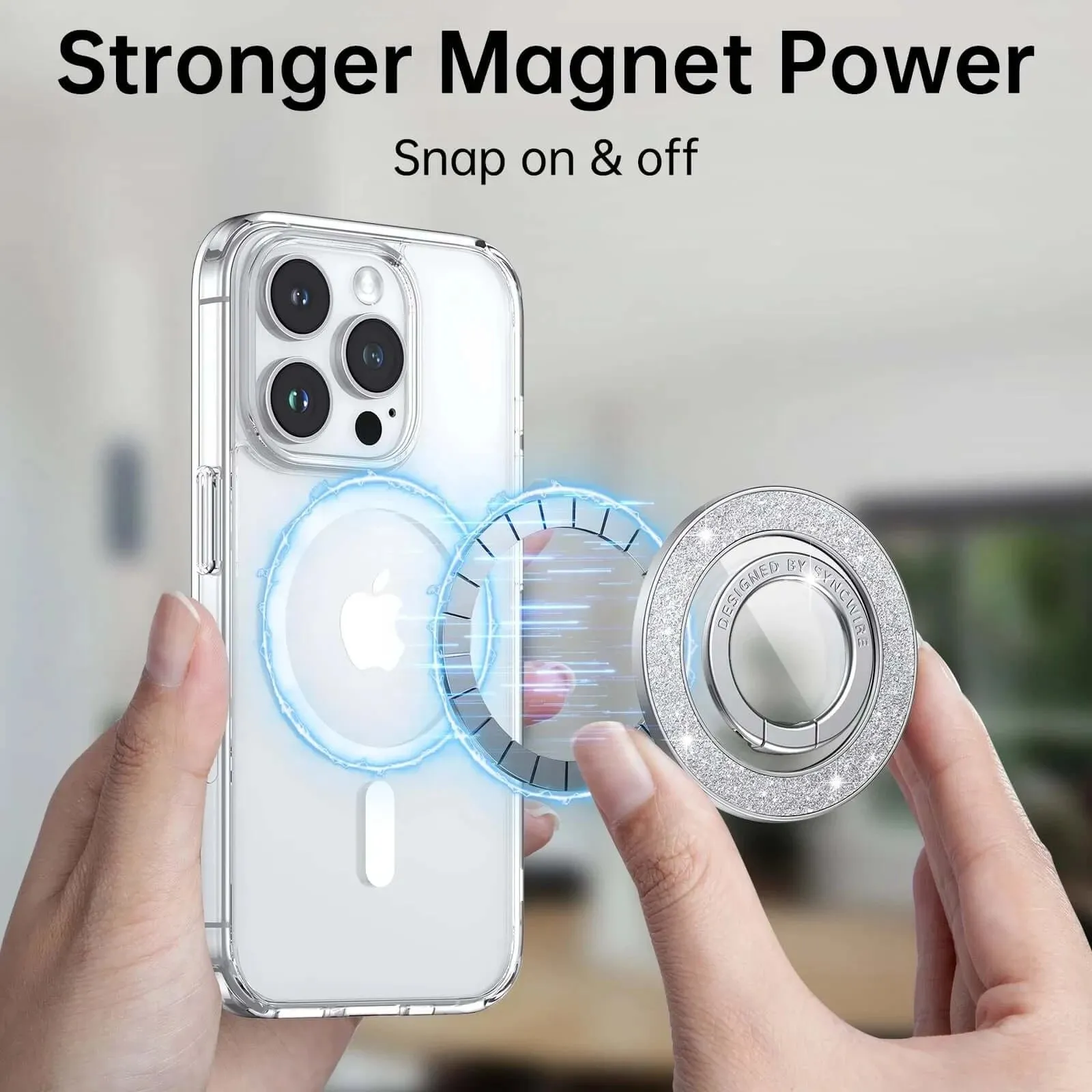 Magnetic Phone Ring Holder