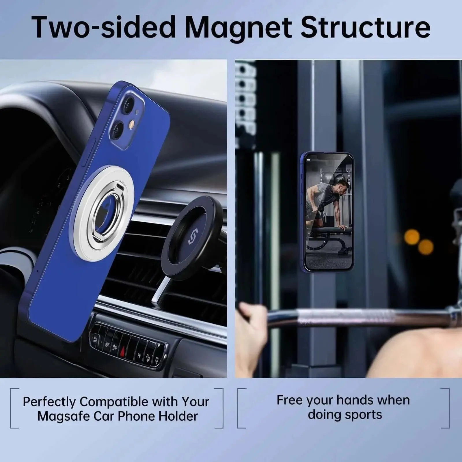 Magnetic Phone Ring Holder