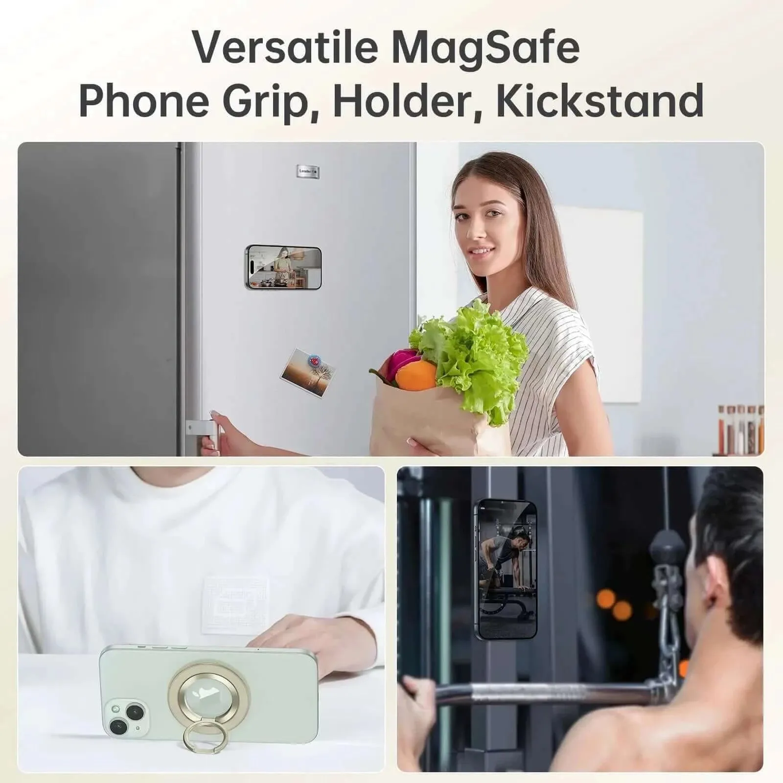 Magnetic Phone Ring Holder