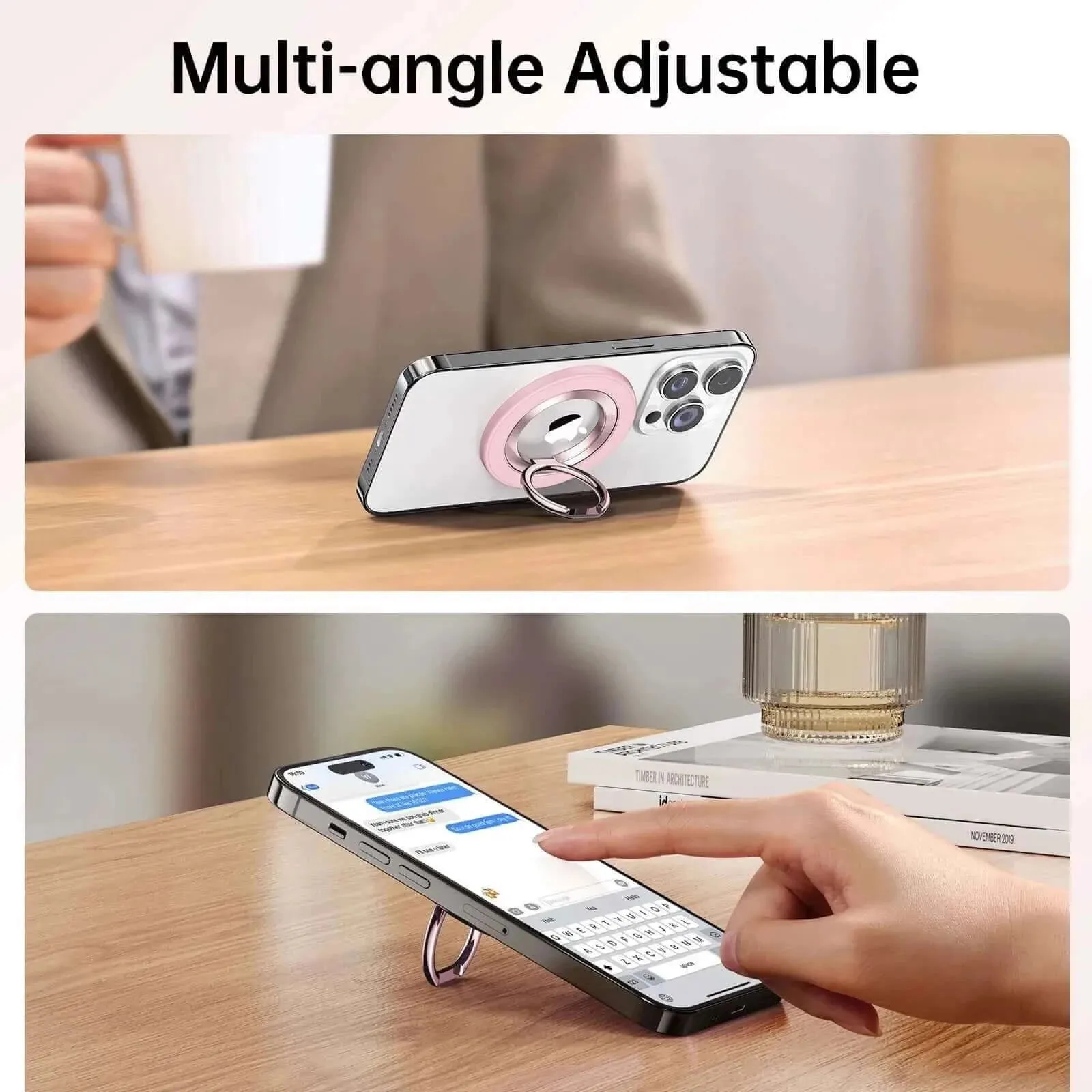 Magnetic Phone Ring Holder