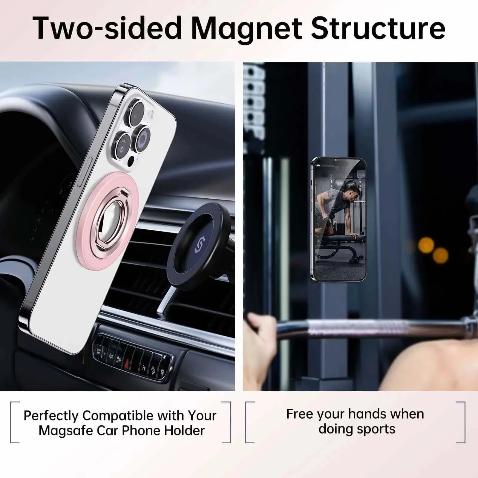 Magnetic Phone Ring Holder