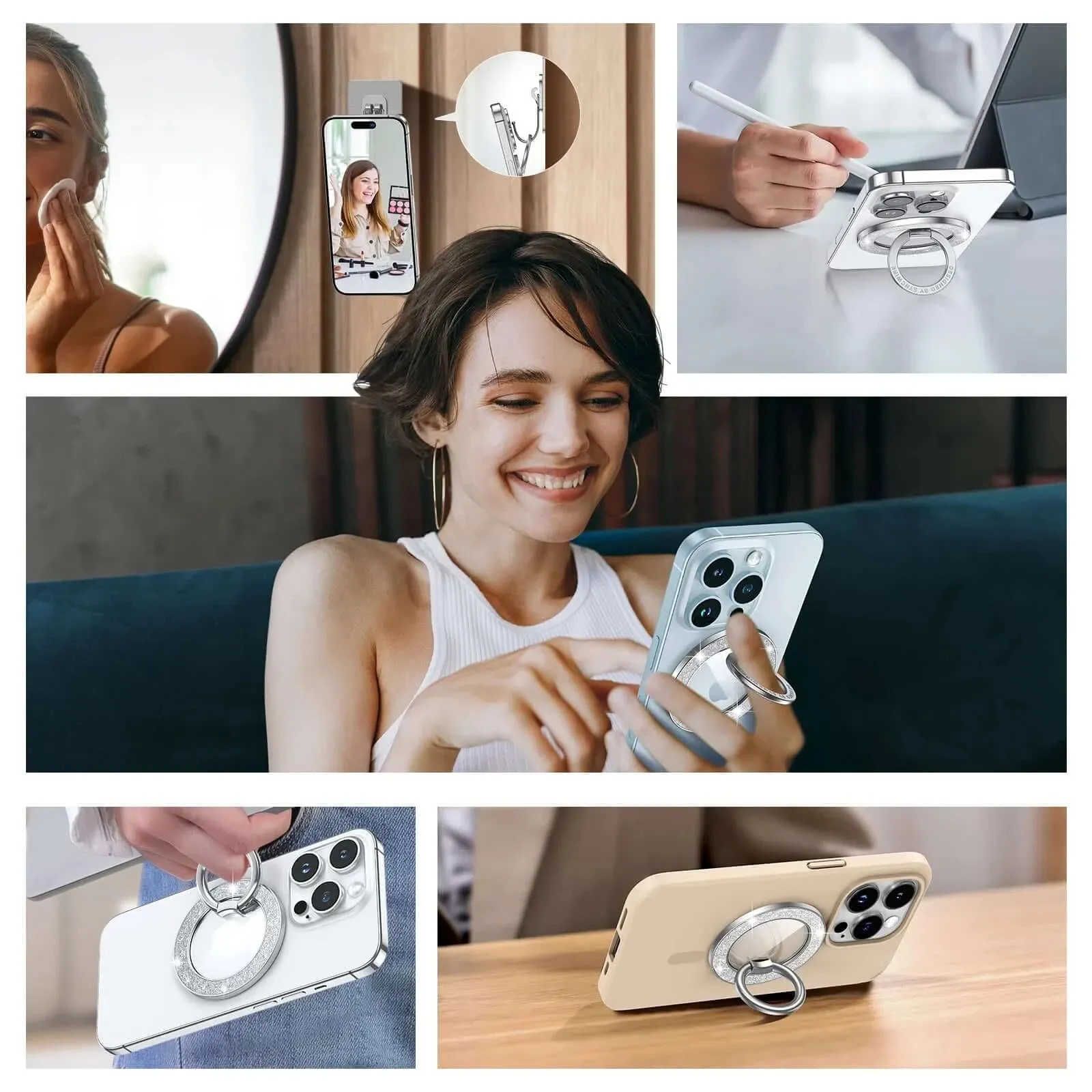 Magnetic Phone Ring Holder