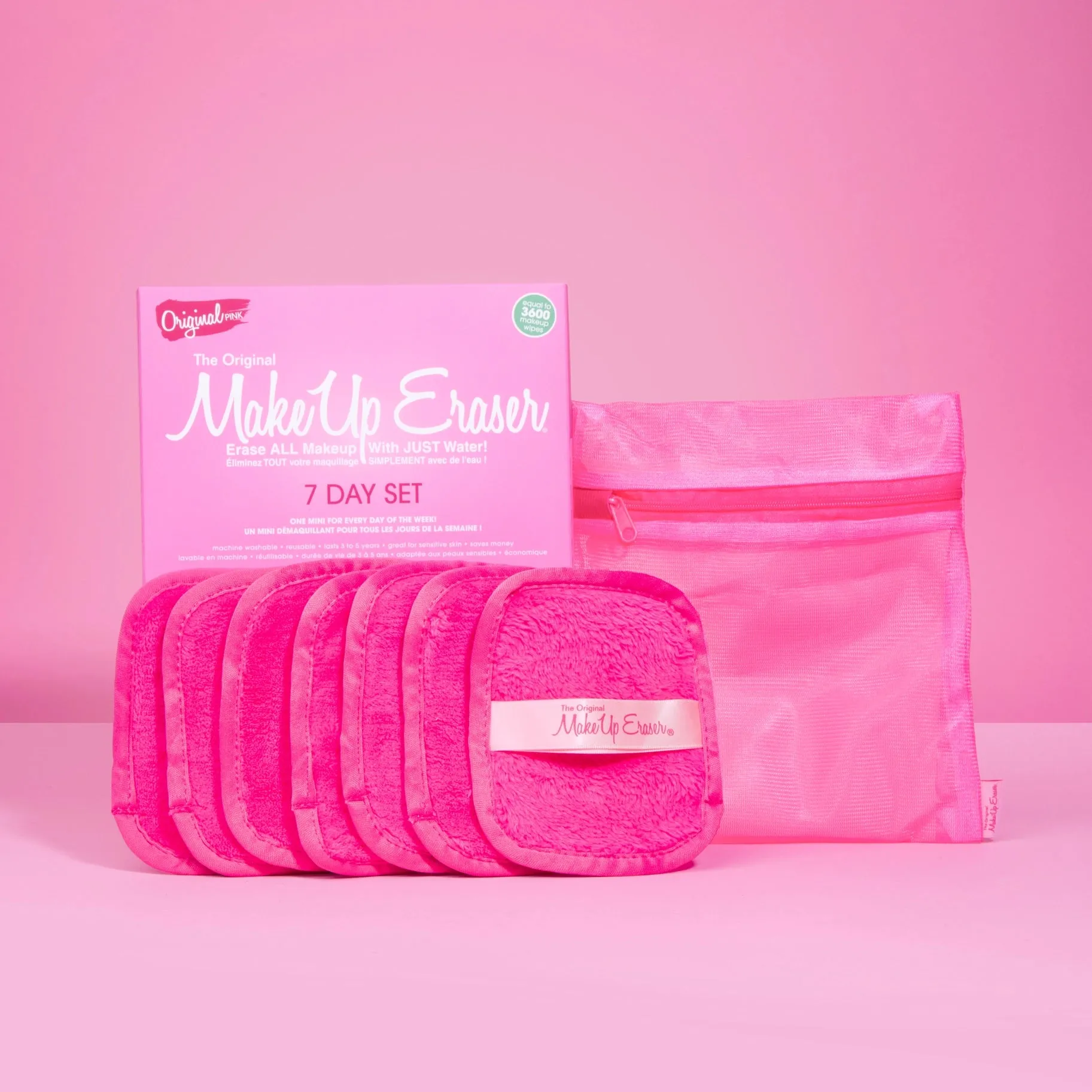 MakeUp Eraser Original Pink 7-Day Set