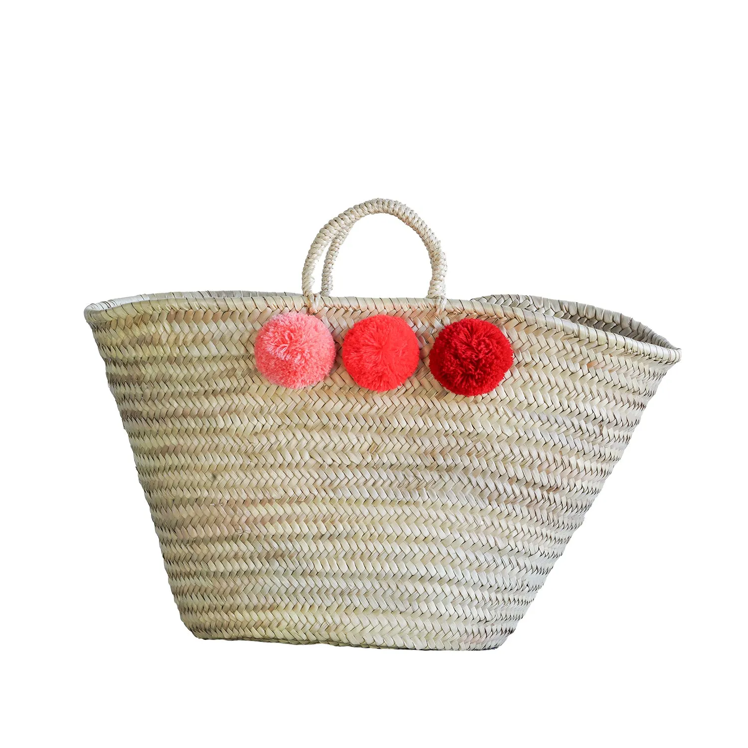 Marche Bag with Color Pompom