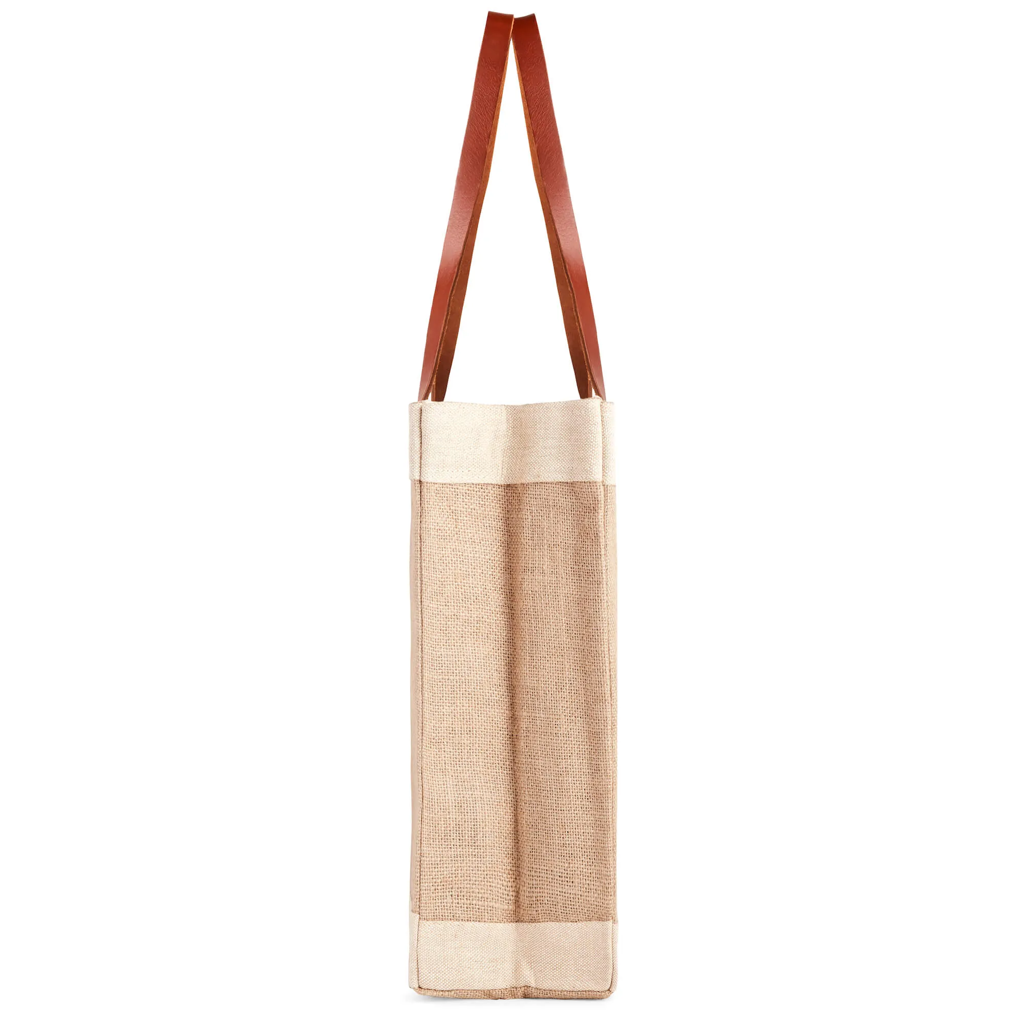 Market Tote in Natural for Team USA "Red and White"