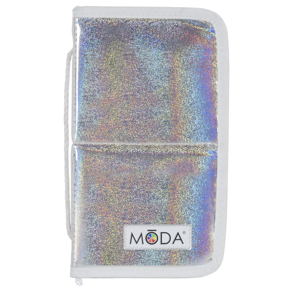 MŌDA® Holo Zip Flip Case