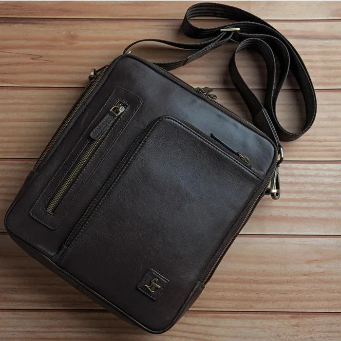 Men's Bag IX Leather Messenger Bag For Men