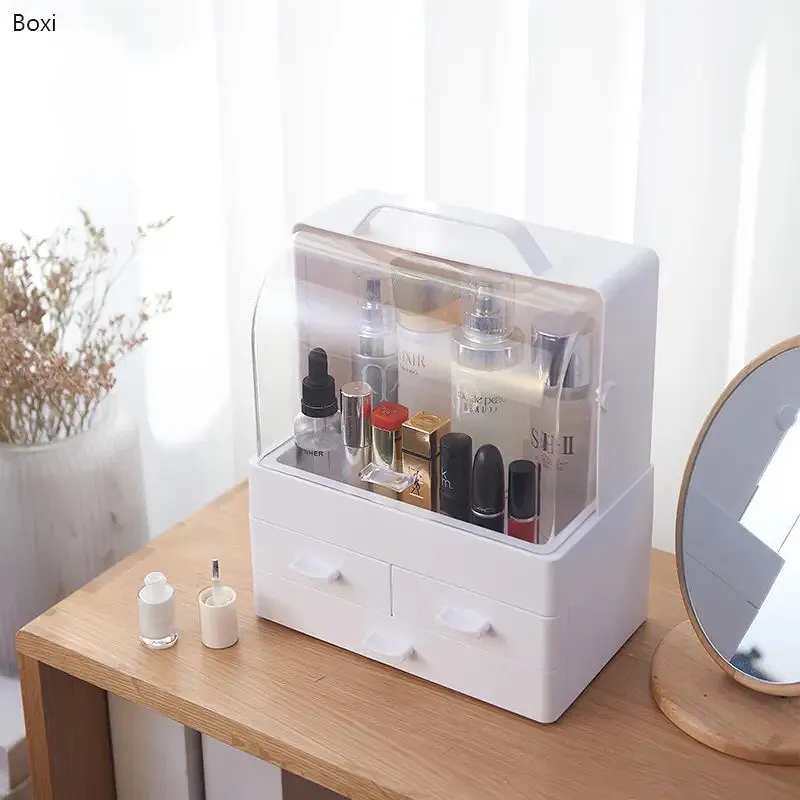 Multi-layer Drawer Makeup Organizer Desktop Dust-proof Makeup Organizer