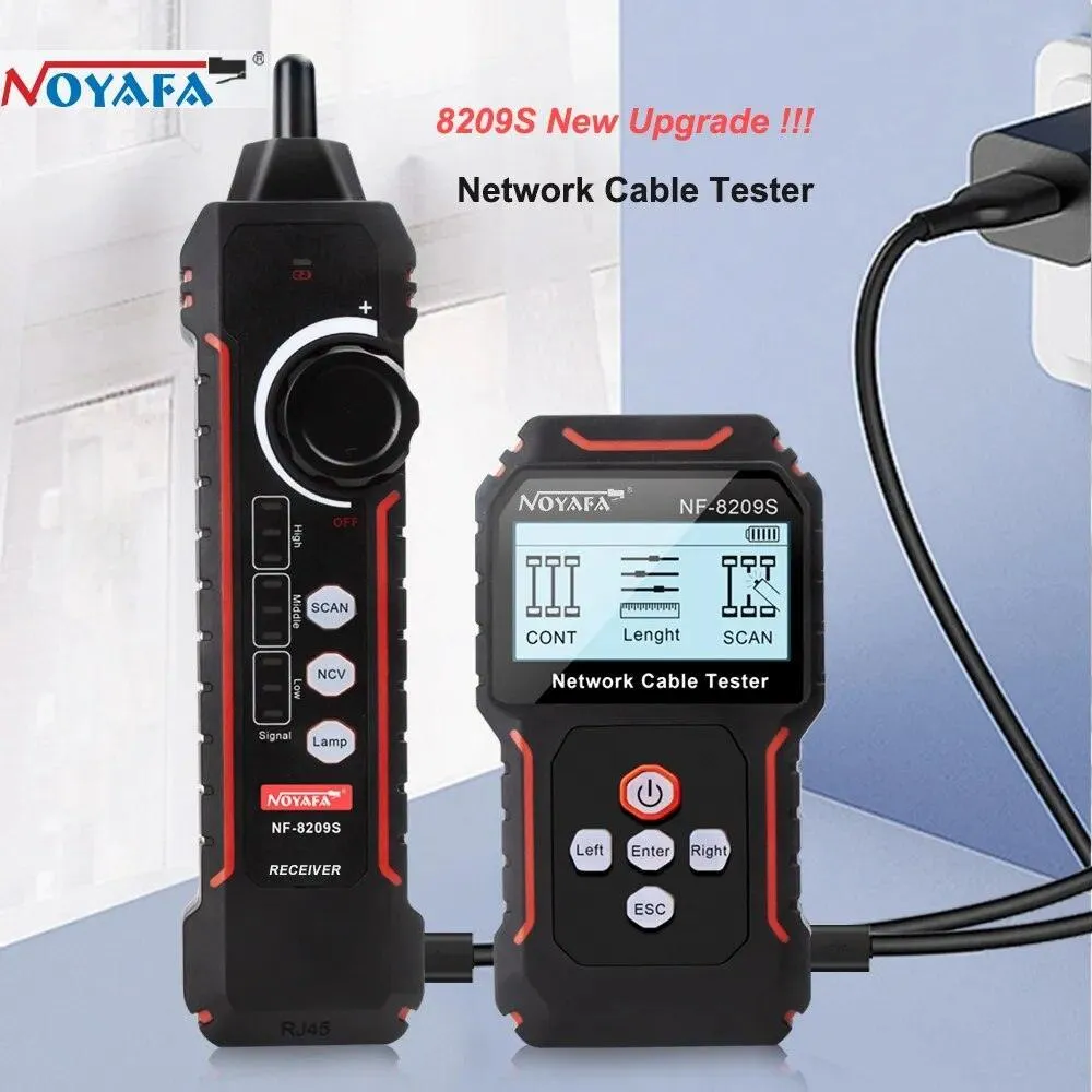 Network Cable Tracker NOYAFA NF-8209S Lan Measure Tester Network Tools