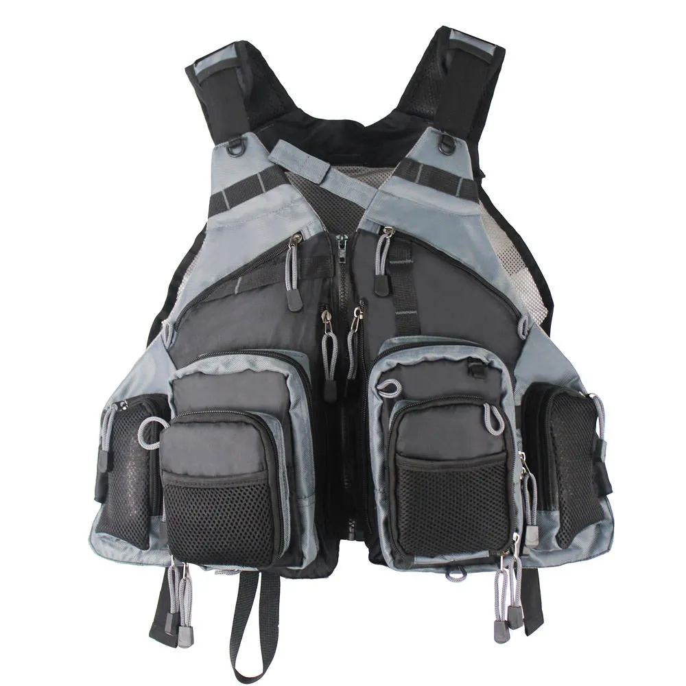 New Adjustable Fly Fishing Vest Mesh Fishing Vest