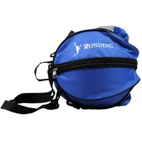 One-shoulder Two-way Opening Zipper Basketball Volleyball Football Bag Sports Ball Bag(Blue)