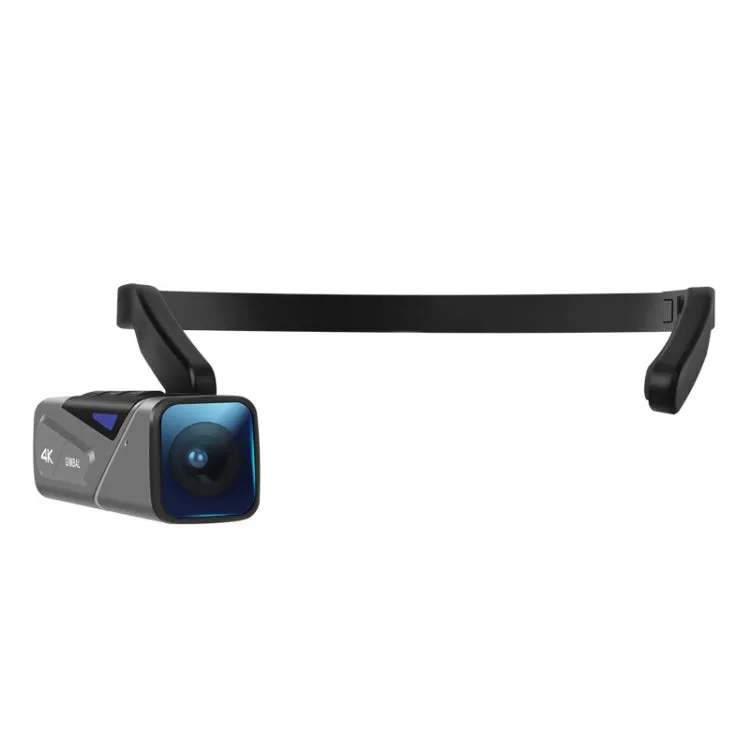 ORDRO EP7 4K Head-Mounted  Auto Focus Live Video Smart Sports Camera, Style:Without Remote Control(Silver Black)