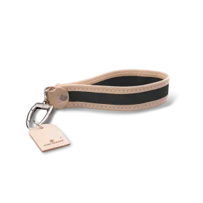 Pearl - Coated Canvas Key Wristlet