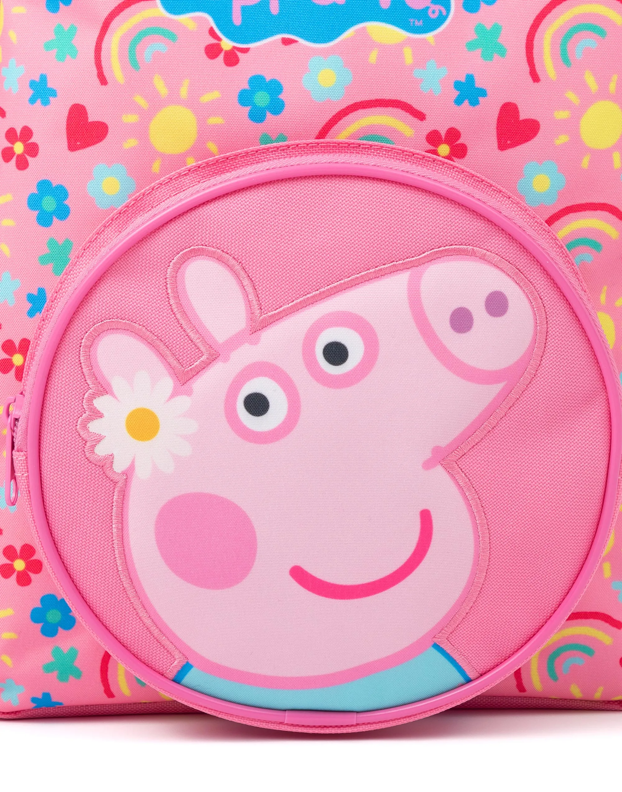 Peppa Pig Girls Pink 4 Piece Backpack Set