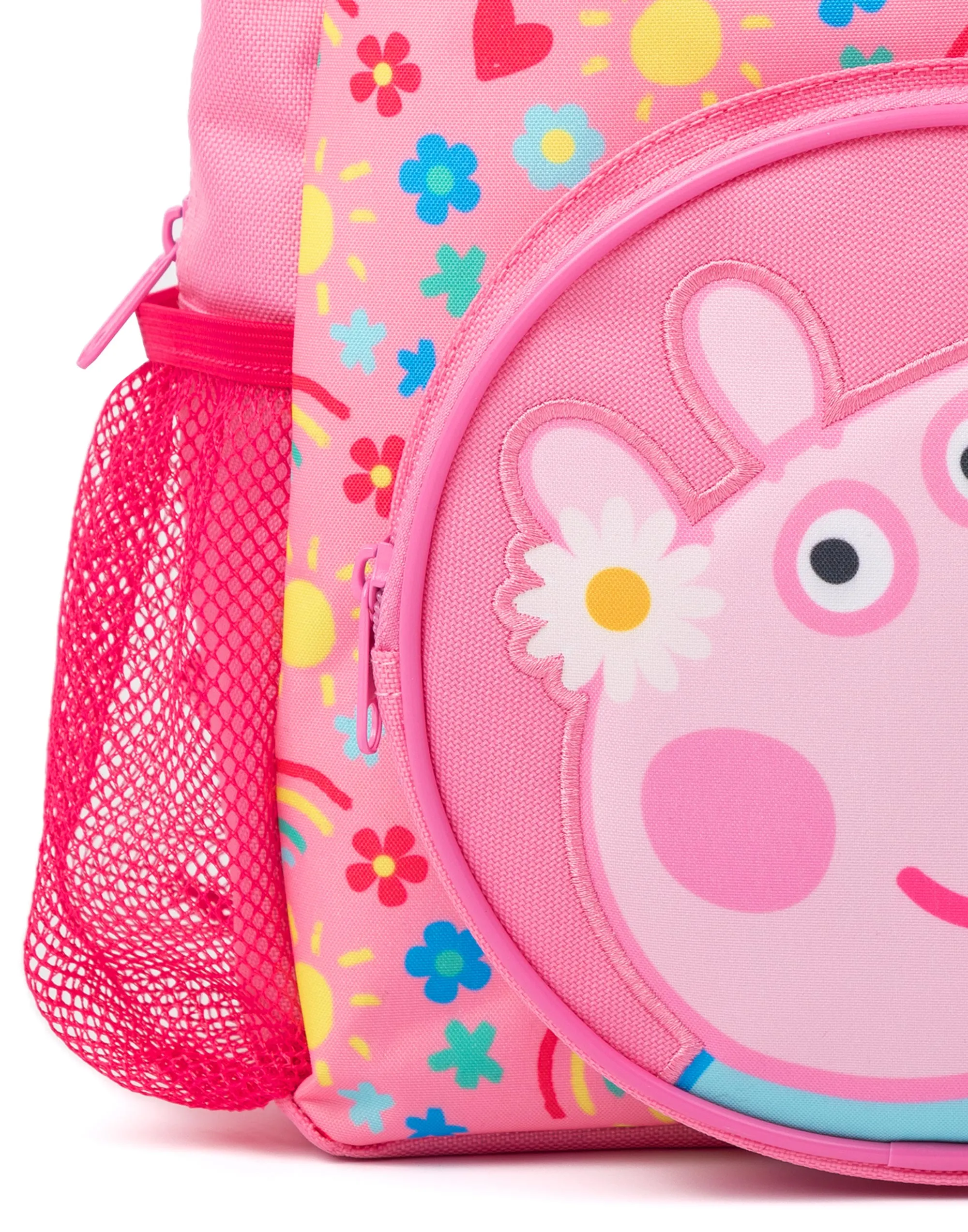 Peppa Pig Girls Pink 4 Piece Backpack Set