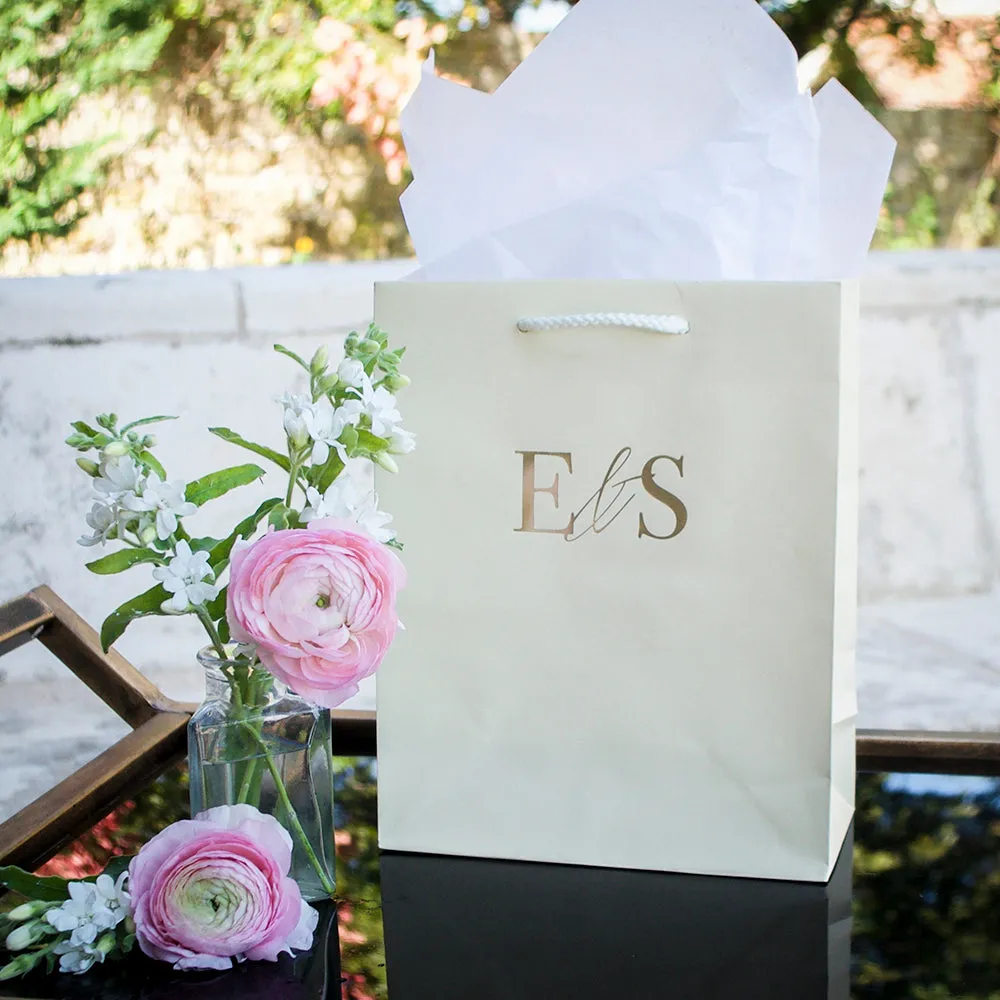 Personalized Duogram Wedding Bags