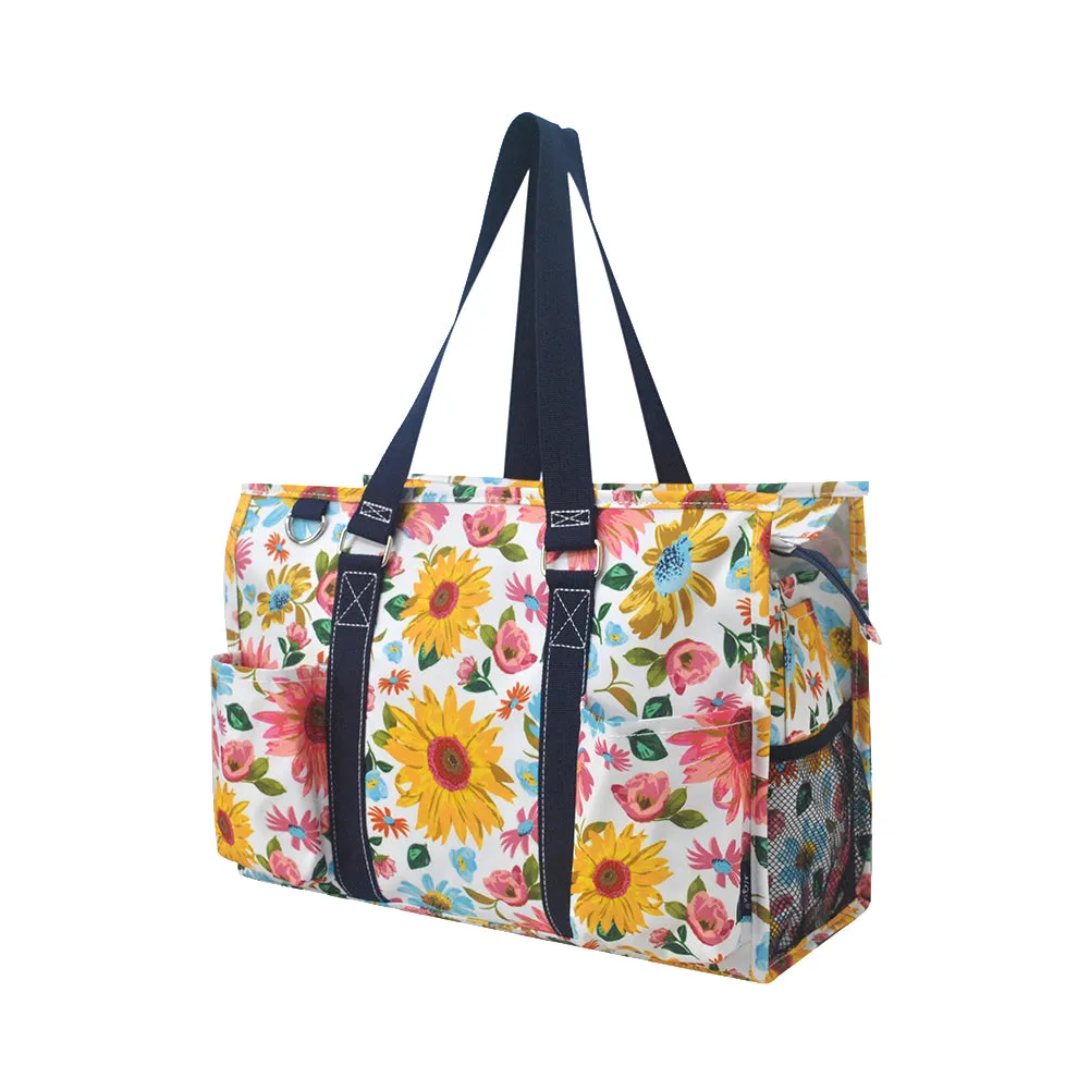 Petal Daydream NGIL Zippered Caddy Organizer Tote Bag