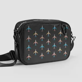 Planes Grey Sky - Travel Bag