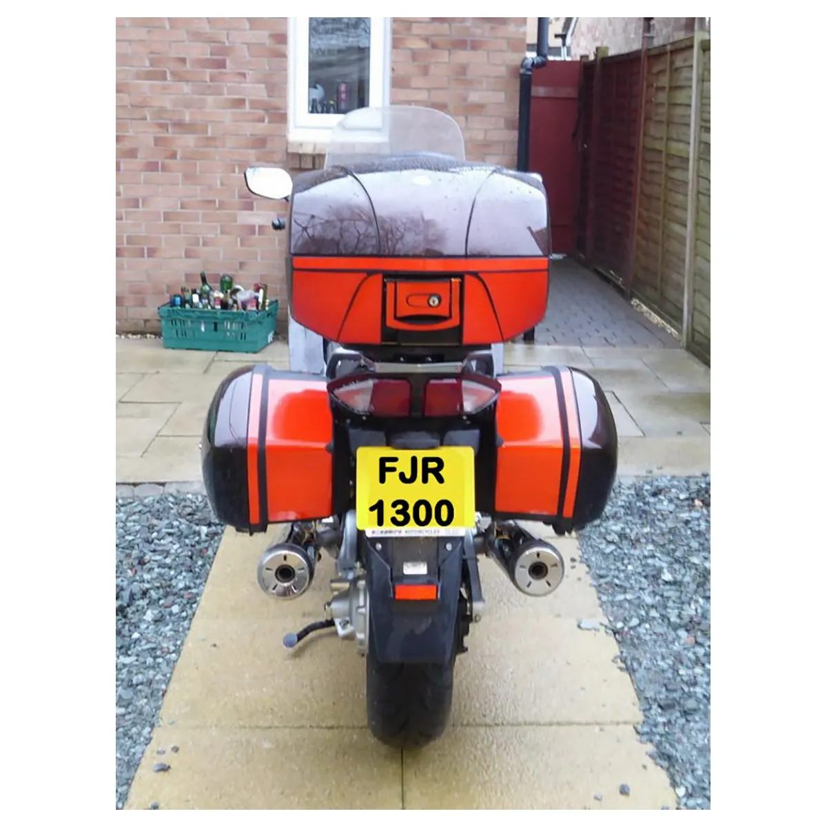 Reflective Decals for Yamaha FJR1300 Rear Bags