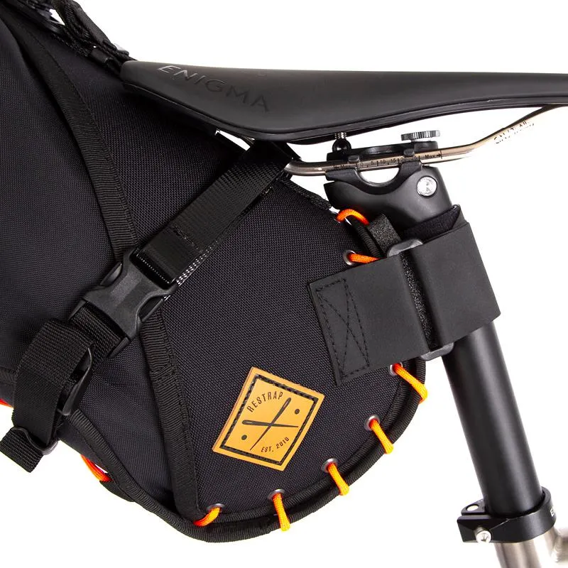 Restrap Saddle Bag - Black/Orange