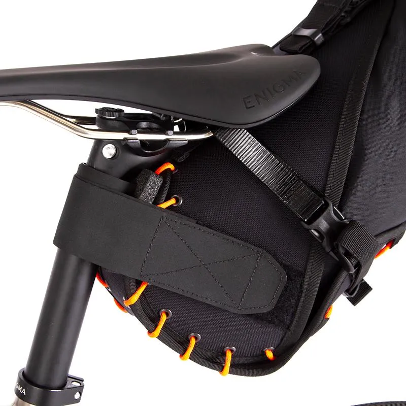 Restrap Saddle Bag - Black/Orange