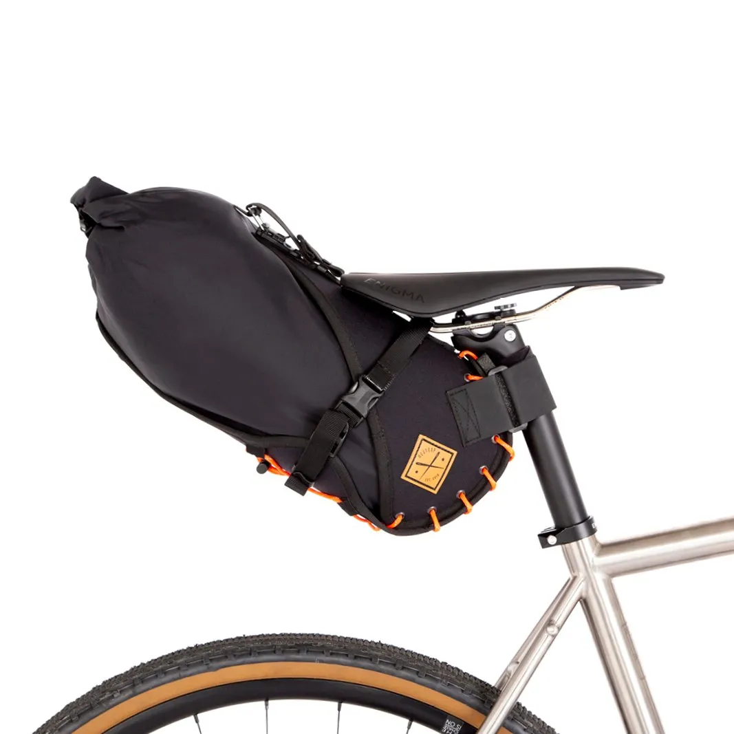 Restrap Saddle Bag - Black/Orange