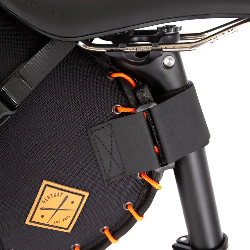 Restrap Saddle Bag - Black/Orange