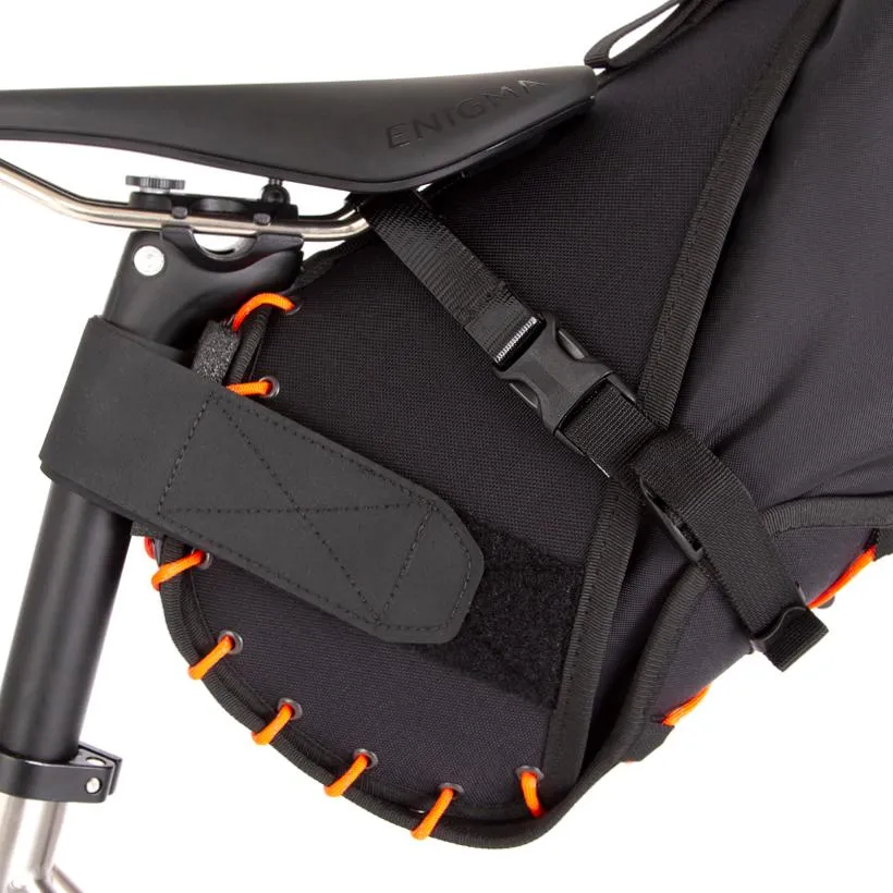 Restrap Saddle Bag - Black/Orange