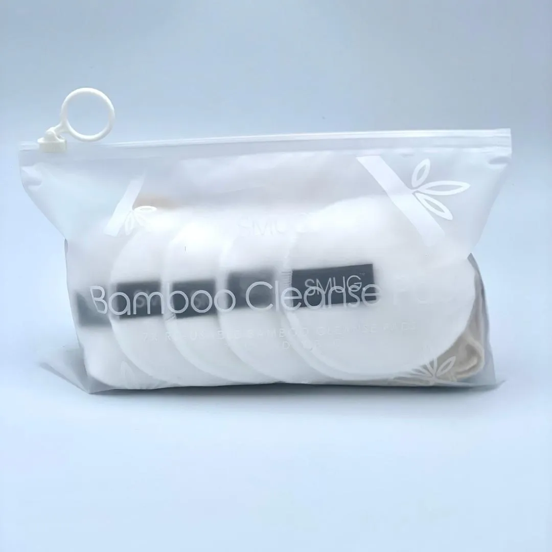 Reusable Cotton Cleanse Pads with Mesh Wash Bag