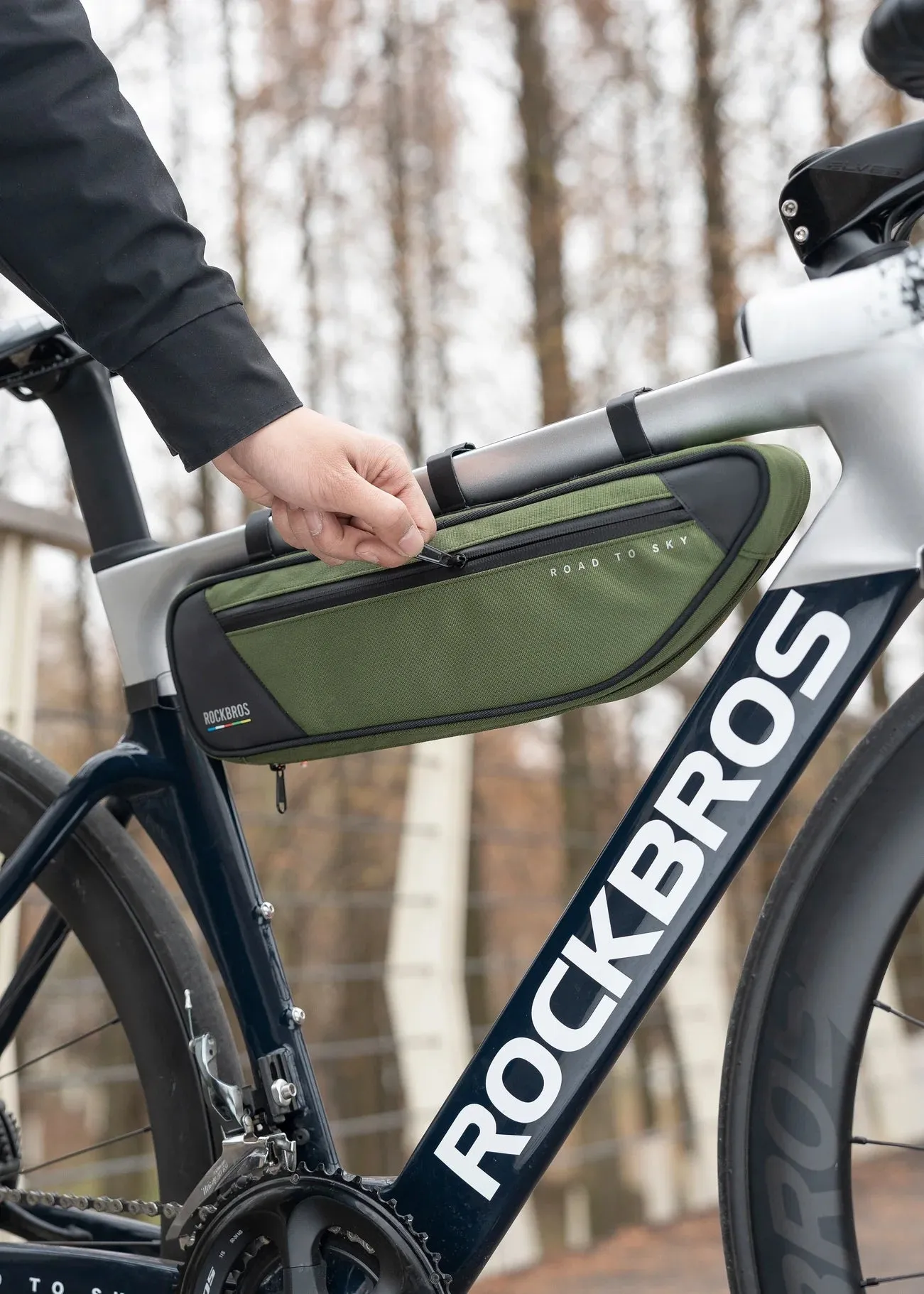 ROCKBROS Bike Triangle Bag-Road to sky