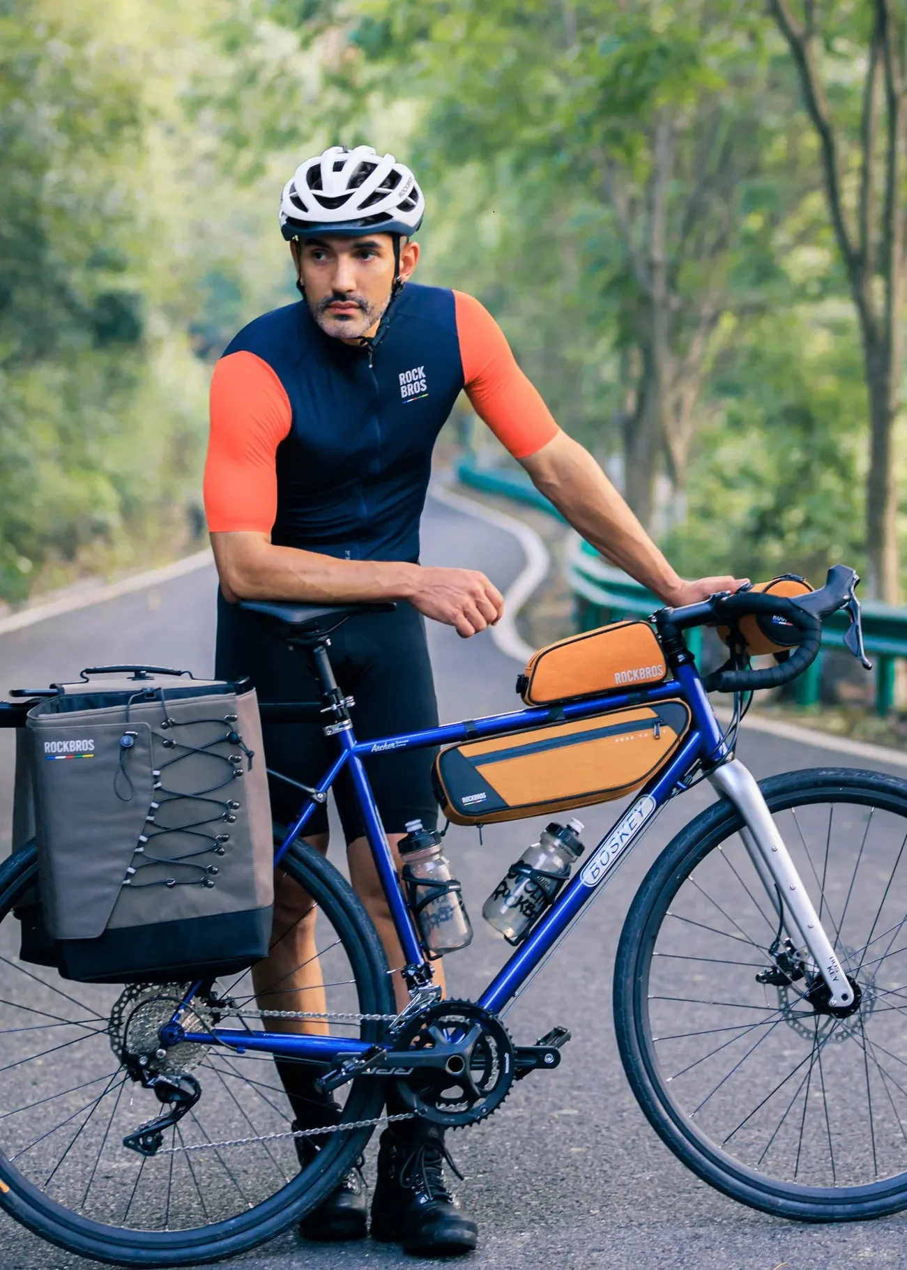 ROCKBROS Bike Triangle Bag-Road to sky