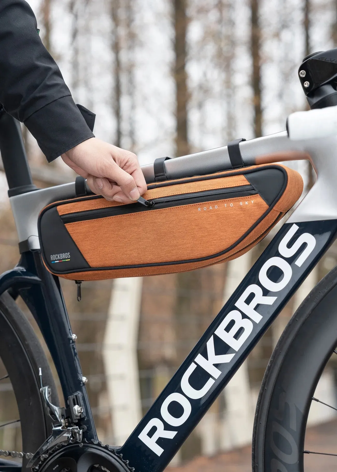 ROCKBROS Bike Triangle Bag-Road to sky