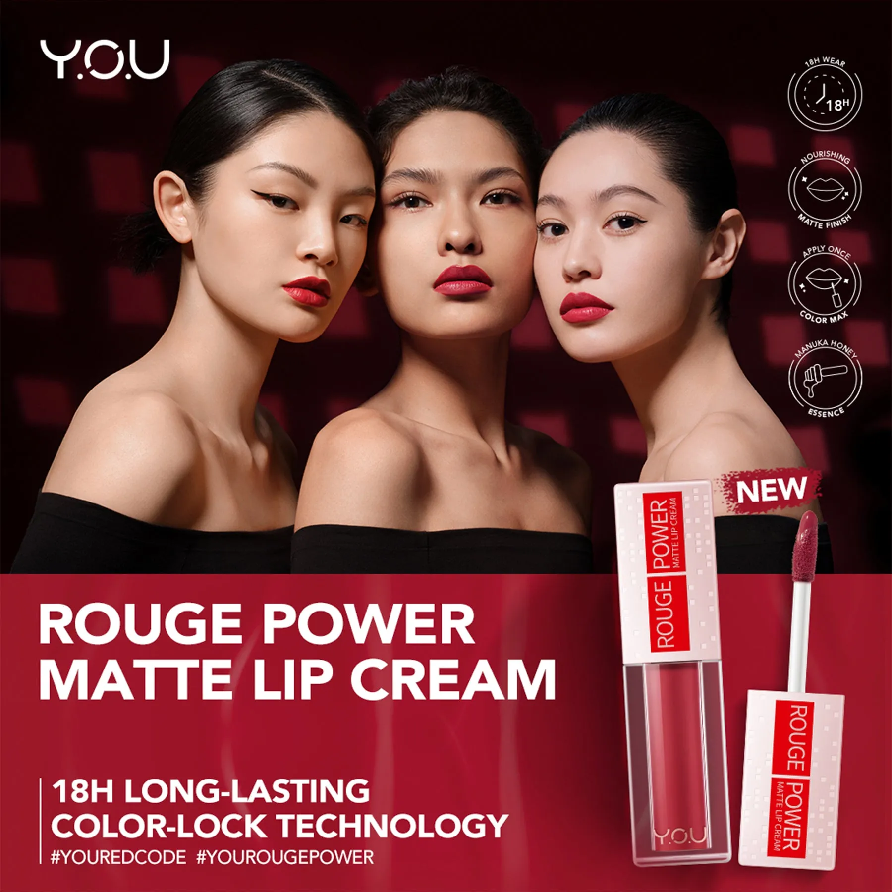 Rouge Power Matte Lip Cream