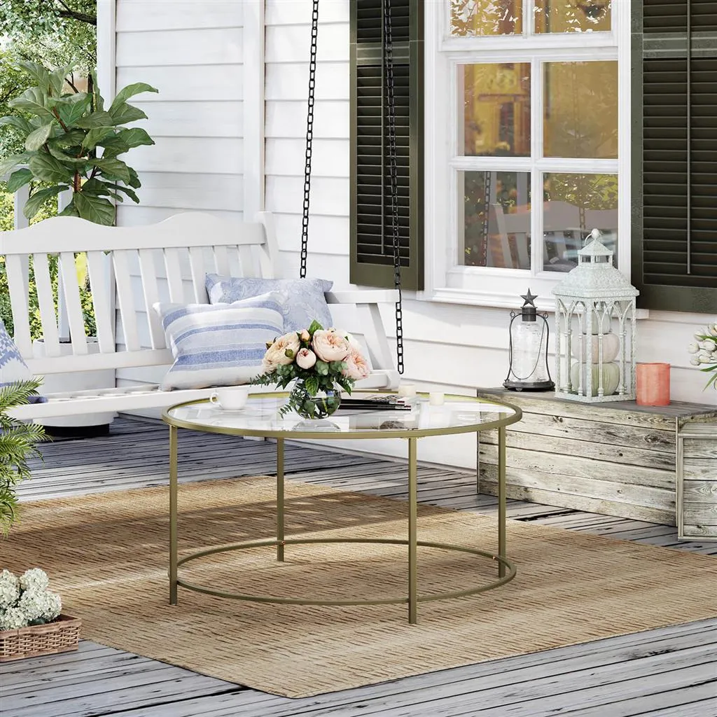 Round Glass Coffee Table