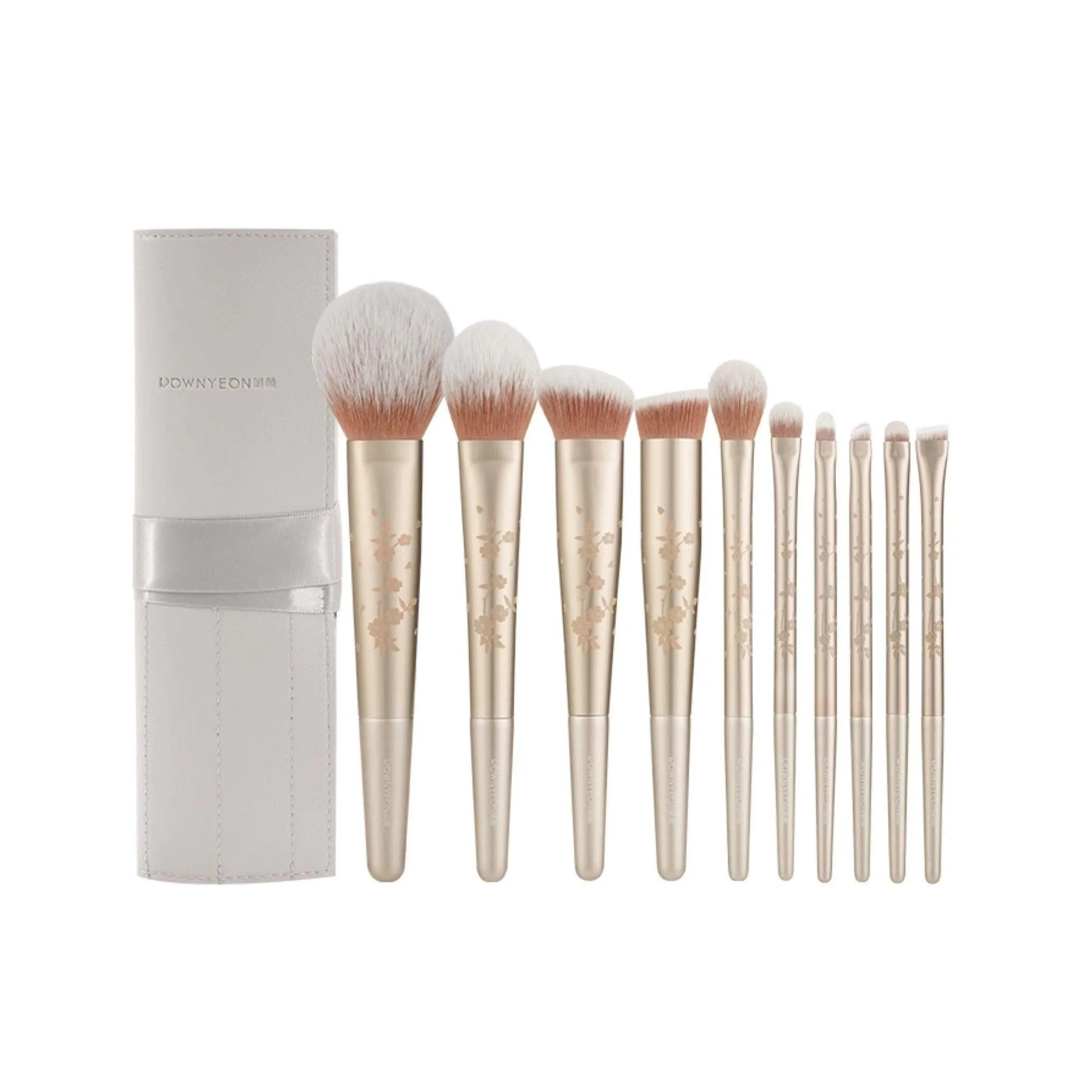 Rownyeon Hidden Fragrance Portable Makeup Brush 10-in-Set RY007