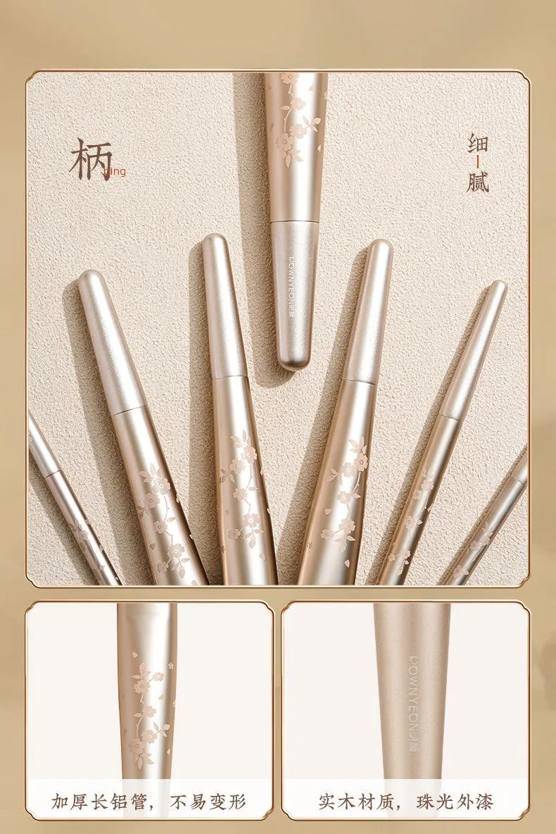 Rownyeon Hidden Fragrance Portable Makeup Brush 10-in-Set RY007