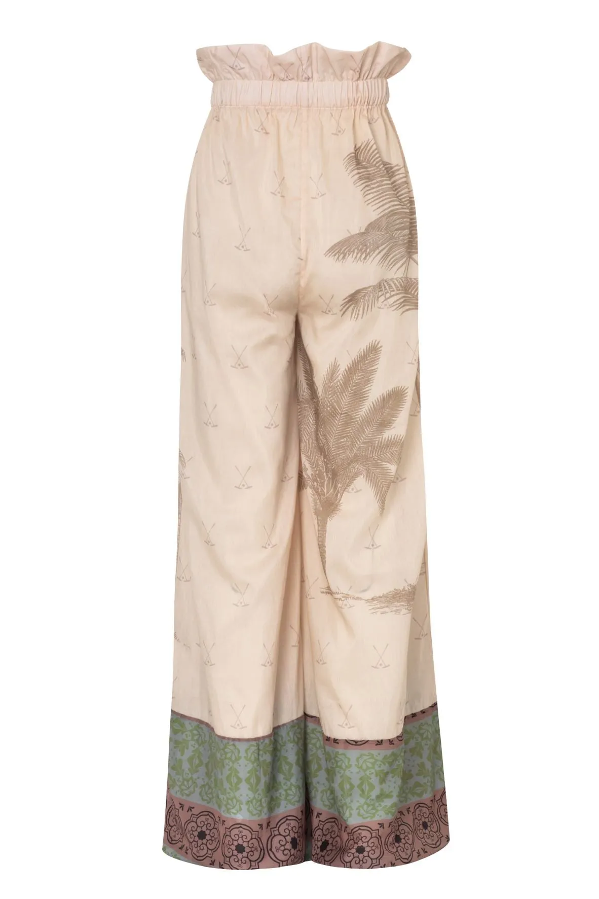 San Antonio Cotton Silk Pants / Ivory