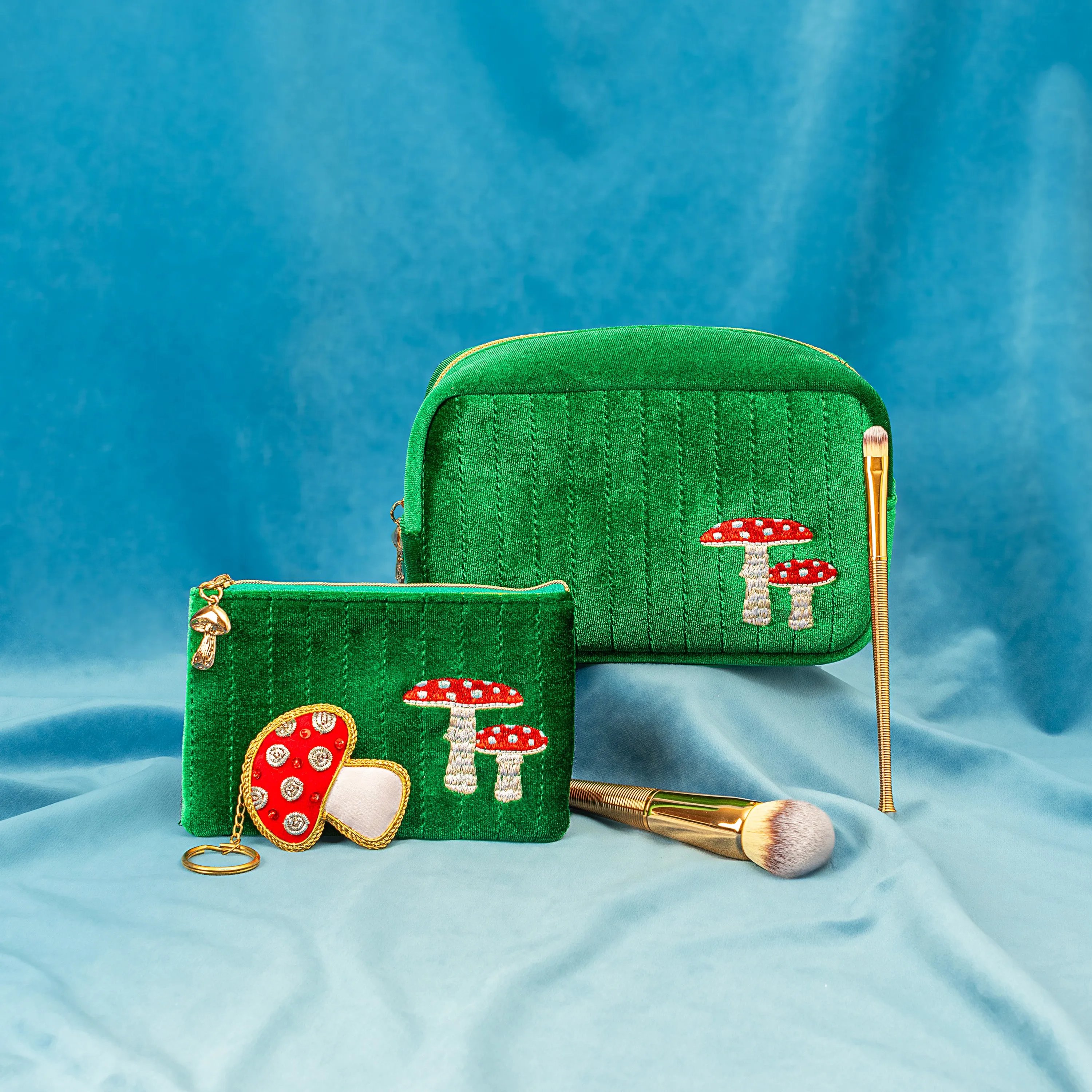 Sass & Belle - Green Mushroom Purse