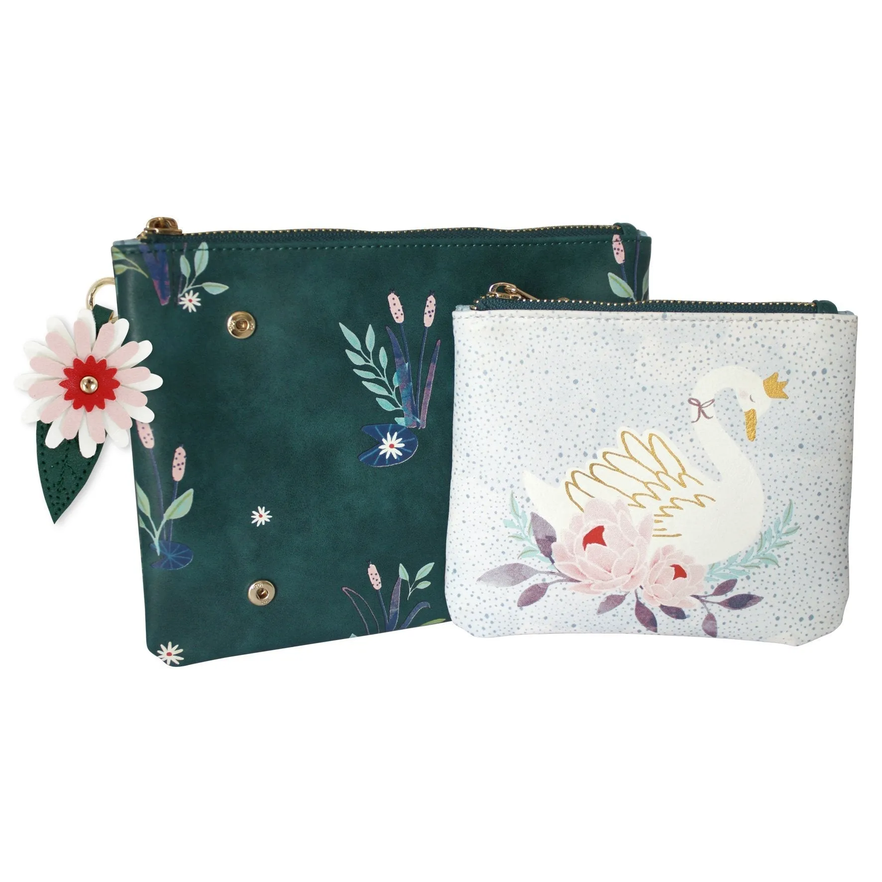 Secret Garden Swan Makeup Bag