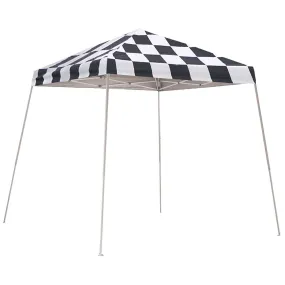 ShelterLogic | Pop-Up Canopy HD - Slant Leg 8 x 8 ft. Checkered Flag