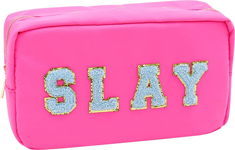 SLAY Varsity Zipper Bag