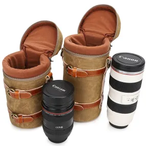 SLR Camera Storage Bag Waterproof Canvas Photography Bag Liner Bag Mirrorless Camera Digital Lens Tube Protective Case