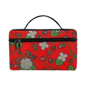 Strawberry Dreams Fire Cosmetic Bag/Large