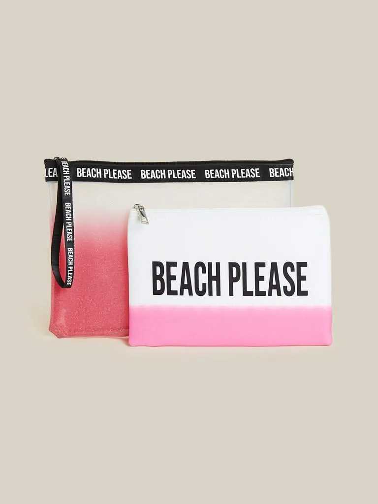 Studiowest Pink Ombre Double Pouch